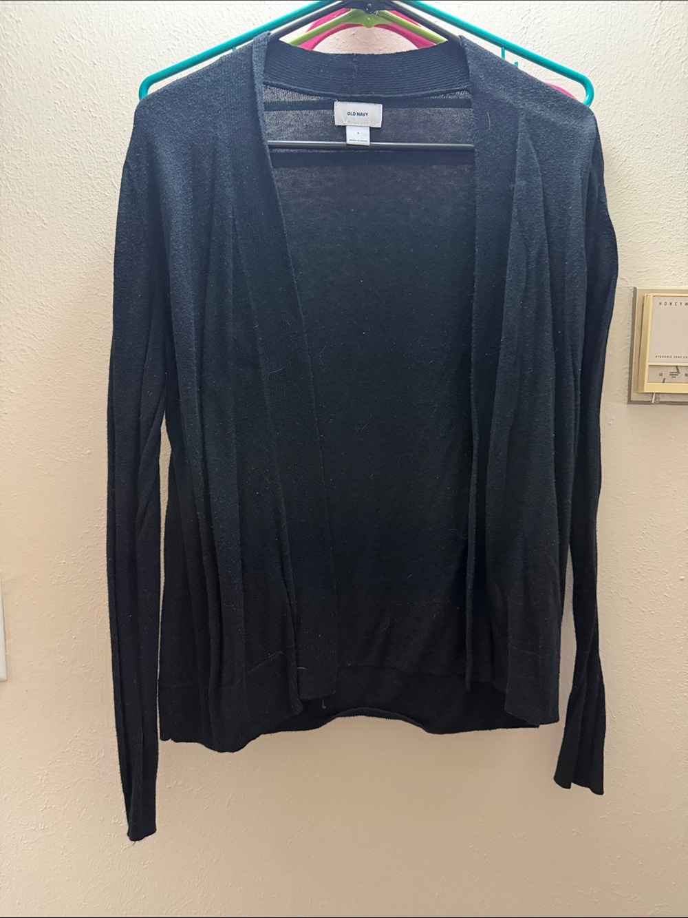 Old Navy Black Lightweight Open-Front Women's Cardigan